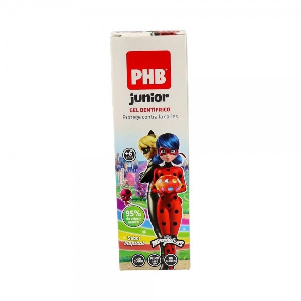Phb Junior Pasta Dental Infantil Fresa Ladybug 75 Ml