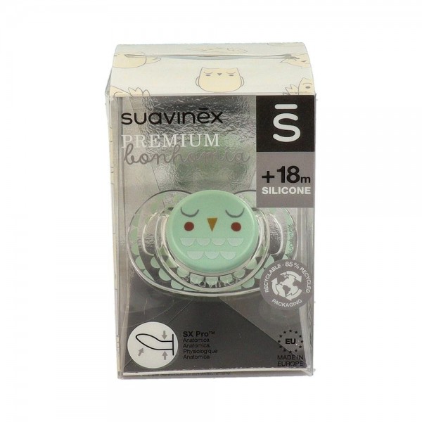 Chupete Suavinex Evolution Silicona Anat 18M+ 1 Un